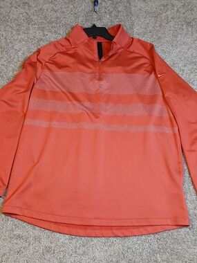 Nike Dri-Fit Vapor Men's 1/4 - Zip Golf Performance Pullover - Rust - XL